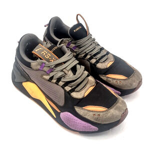 PUMA RS-X Oh Black Purple Glimmer Size USA 10.5